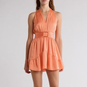 Ramy Brook Coral Mini Dress